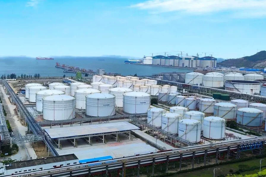 Projeto de conexão de oleoduto bruto DN600 da Sinochem Tianjin Port Petrochemical Storage Co., Ltd./Projeto de casa de bomba de óleo bruto